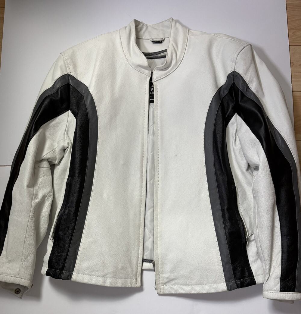 White and Black/Gray Women Cyclo Leather Thinsulate3M Size XL Thermal Insulation